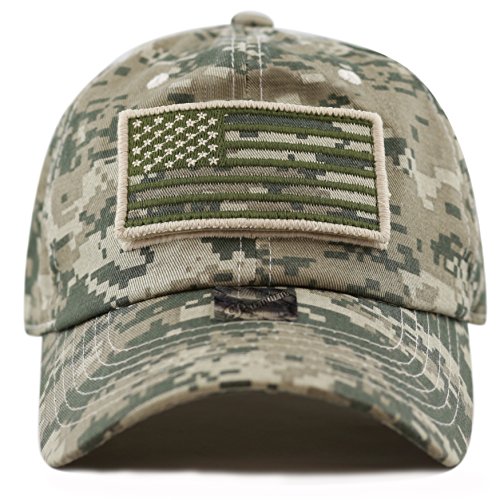 The Hat Depot USA Flag Patch Cotton & Pigment Low Profile Tactical Operator Military Army Cap
| The Hat Depot Tactical