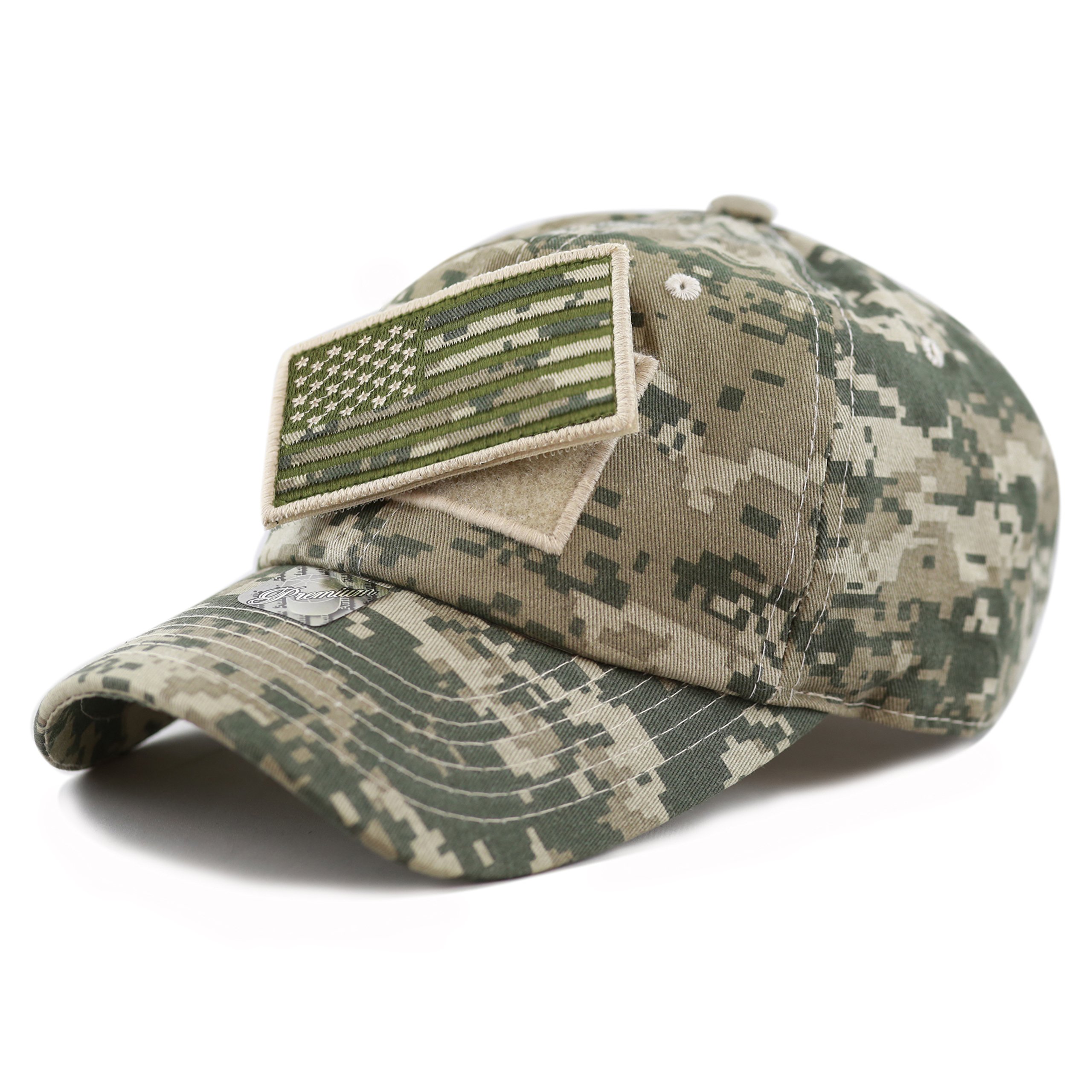 The Hat Depot USA Flag Patch Cotton & Pigment Low Profile Tactical Operator Military Army Cap
| The Hat Depot Tactical